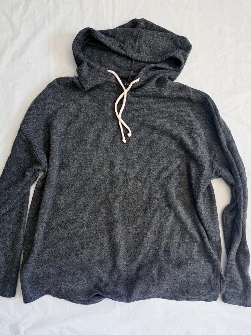 Women's Hooded Gray Sweater, Small
